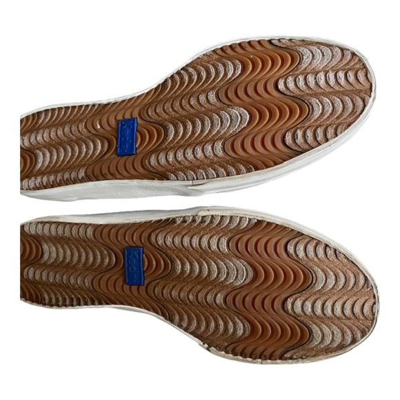 Keds Double Decker Mosaic Canvas Slip-On Sneaker - Blue/White - 9.5 - Picture 5 of 13